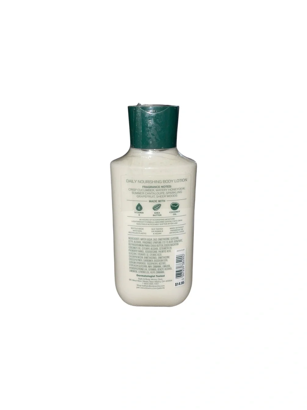 BATH & BODY WORKS CUCUMBER MELON DAILY NOURISHING BODY LOTION